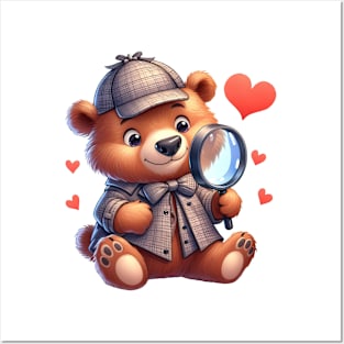 Valentine Love Bear Posters and Art